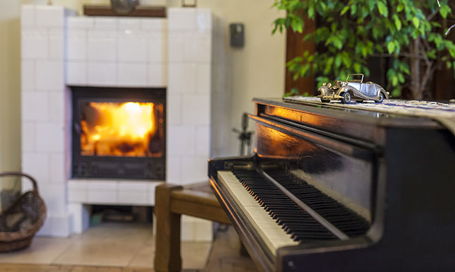 Willa Carlton - salon i czytelnia