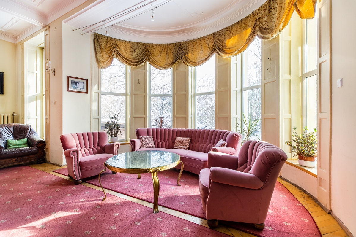 Willa Carlton - salon i czytelnia